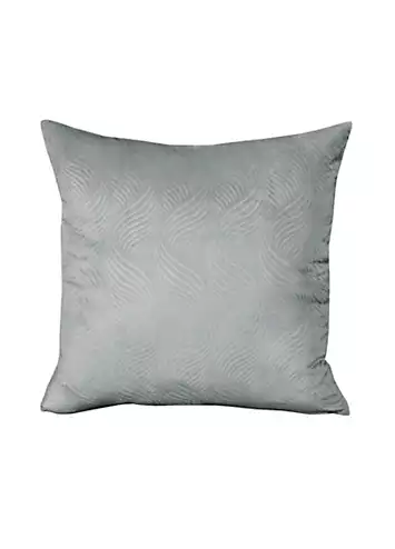 Home Curtains Valentina Embossed Velour Filled Cushion | Kaleidoscope