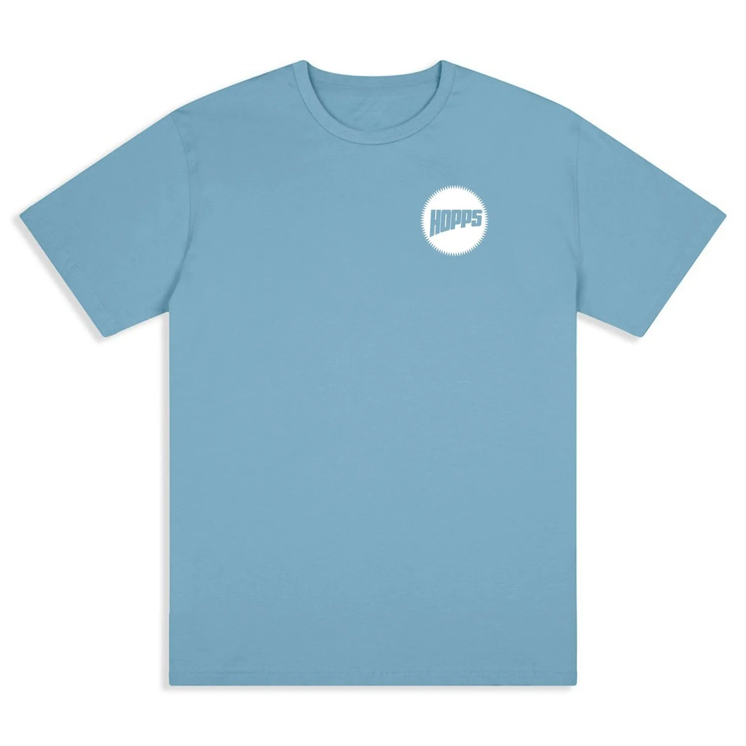 HOPPS SKATEBOARDS SUN LOGO TEE SLATE BLUE