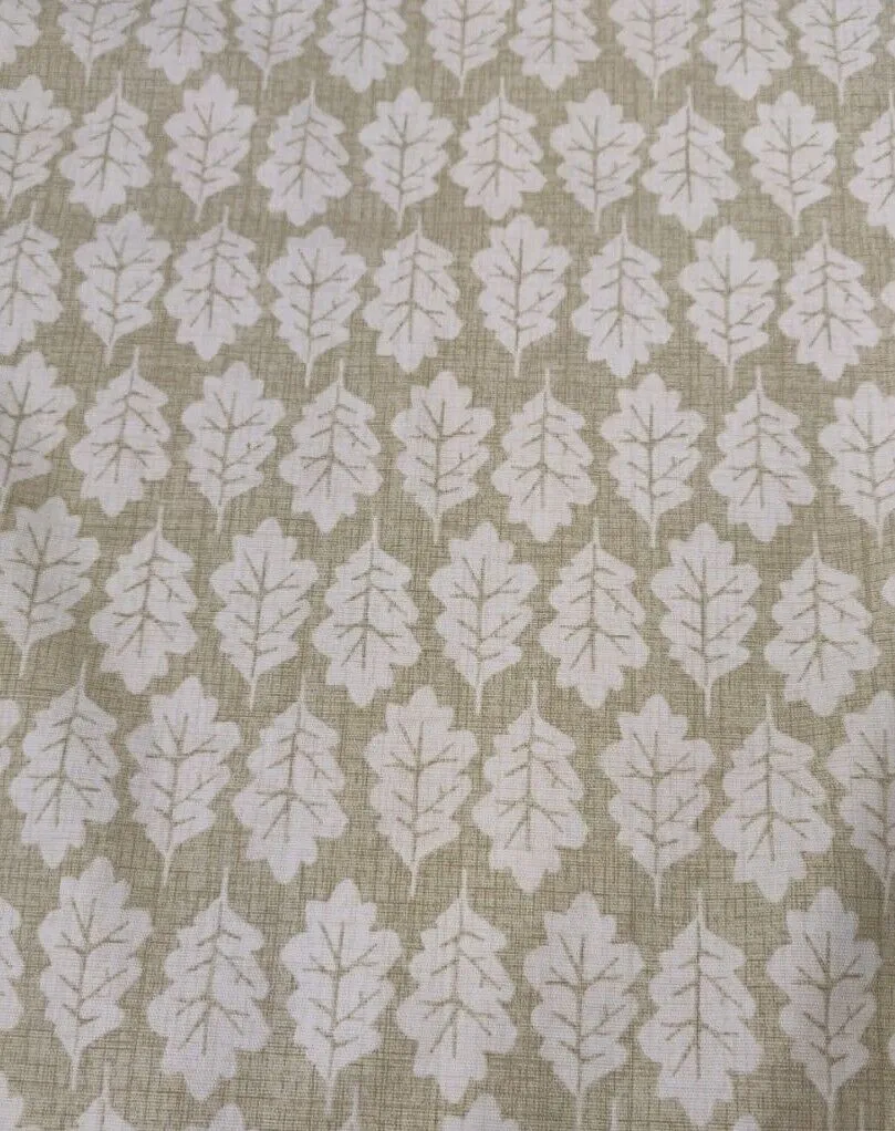 iLiv Oak Leaf Pebble Curtain Upholstery Fabric 3 Metres