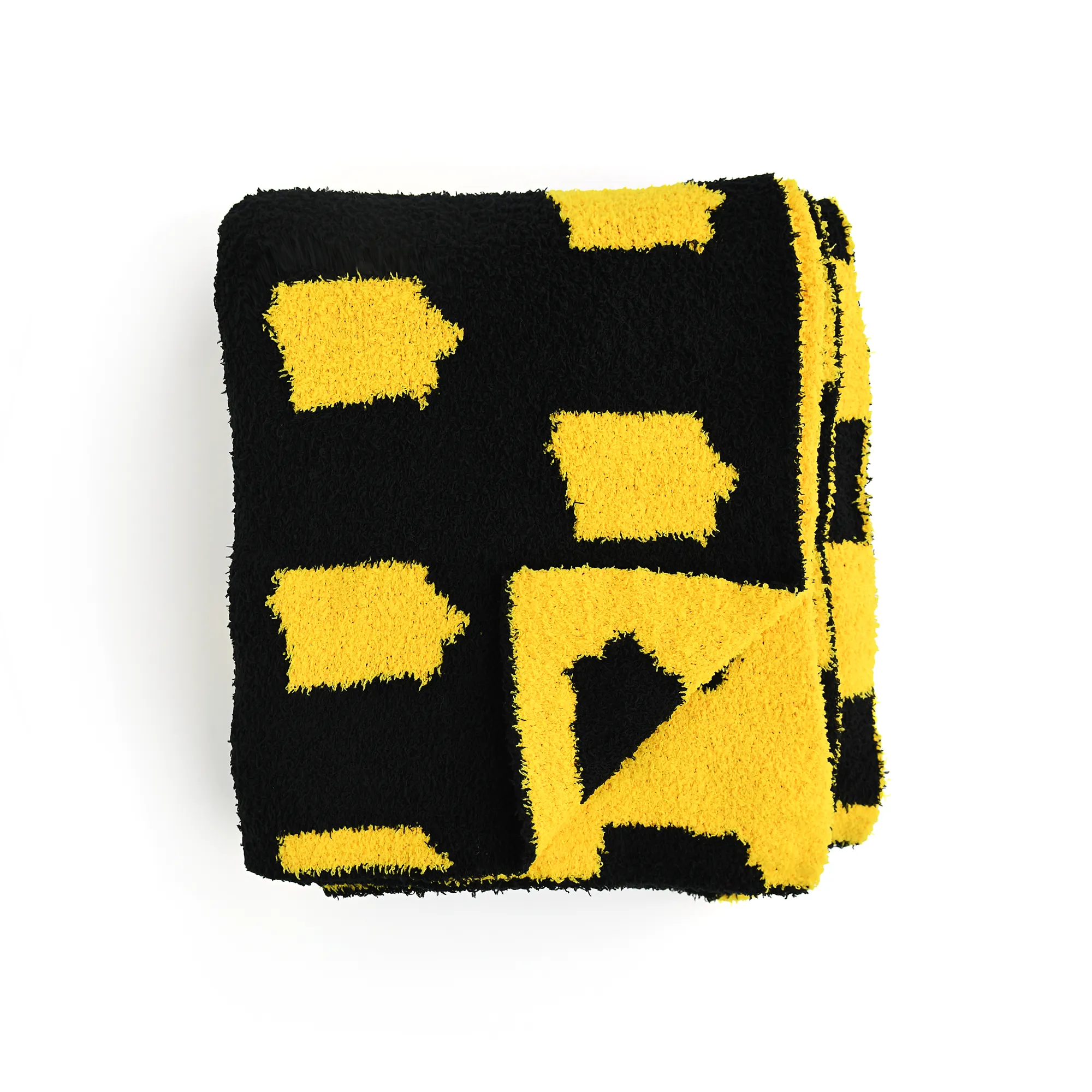 Iowa Black & Gold PLUSH BLANKET