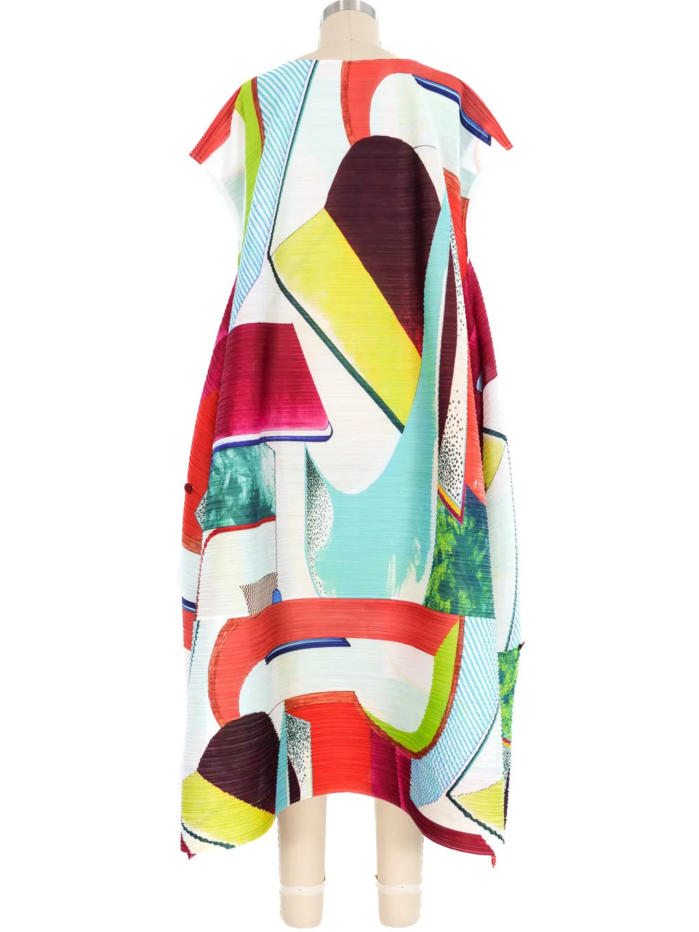 Issey Miyake Pleats Please Printed Tent Dress