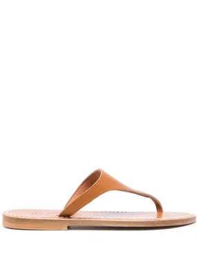 K Jacques St Tropez    K Jacques St Tropez Pegase Leather Flat Mules