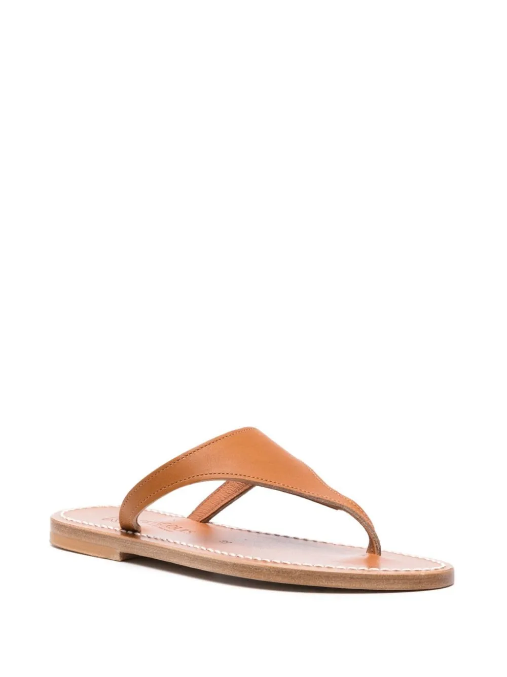 K Jacques St Tropez    K Jacques St Tropez Pegase Leather Flat Mules