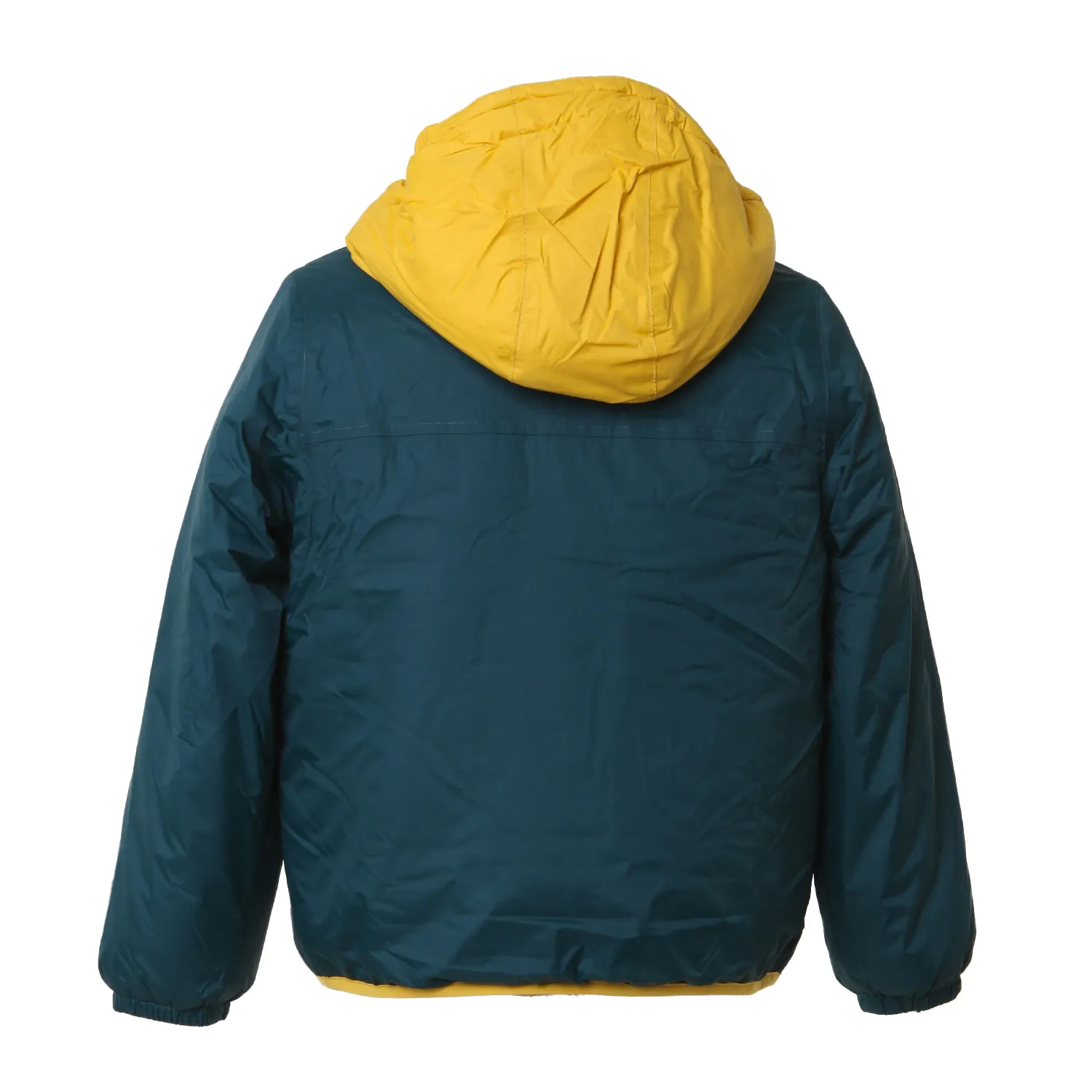 K-Way Green And Yellow Le Vrai Claude Orsetto Jacket