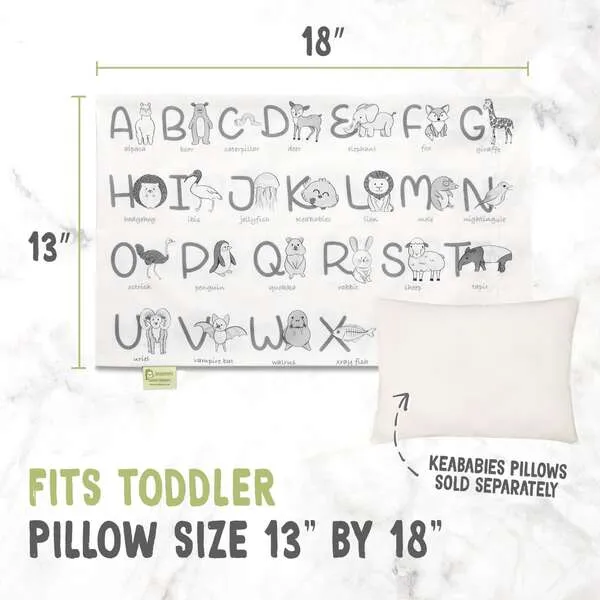 KeaBabies Printed Toddler Pillowcase 13X18