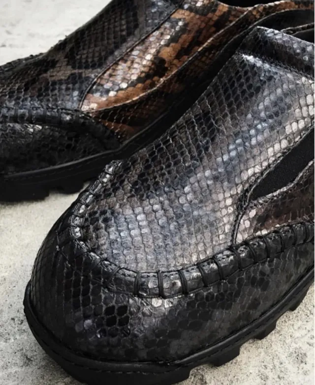 Kiko Kostadinov Bindra Sabo klees Mules python snakeskin