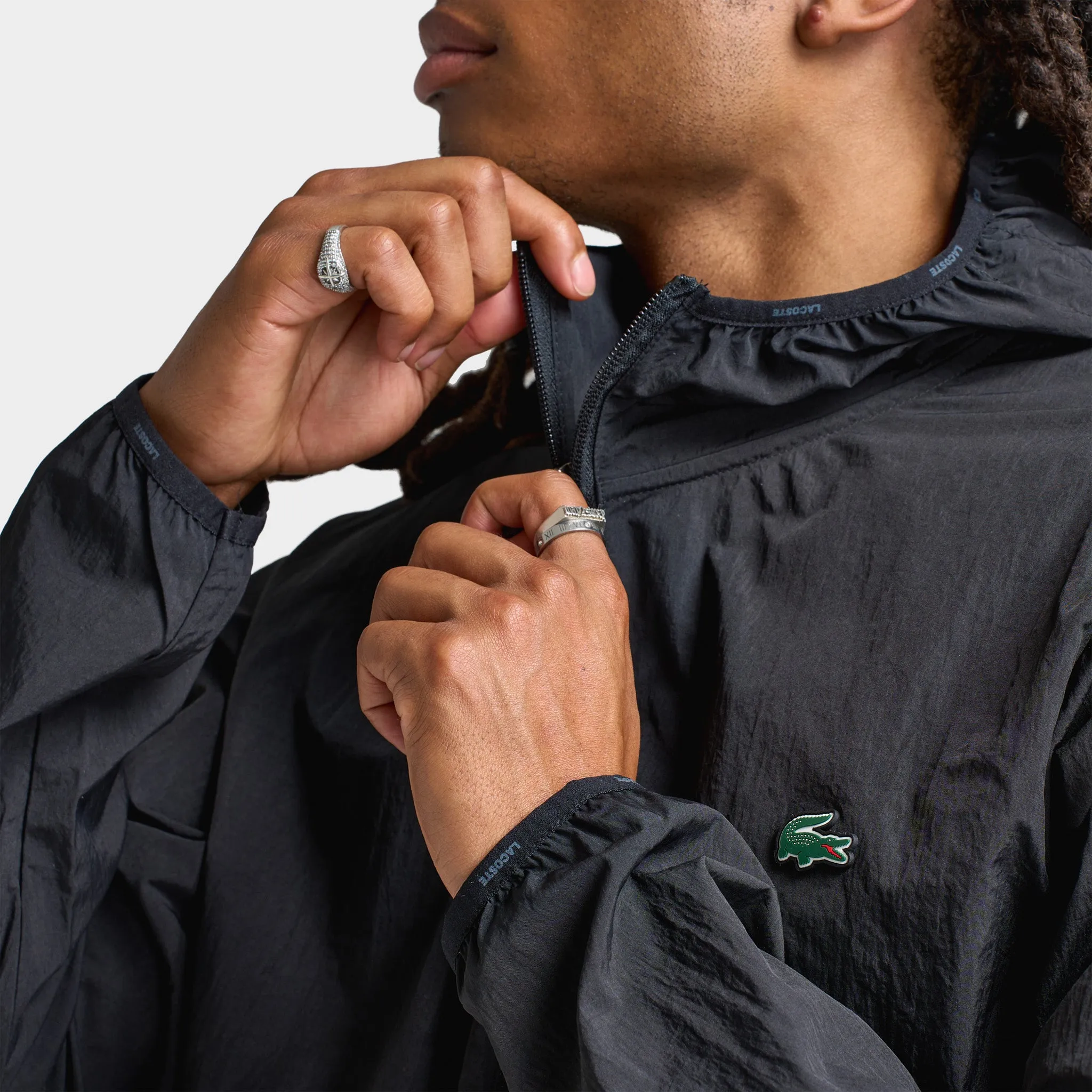 Lacoste Lightweight Taffeta Jacket / Black