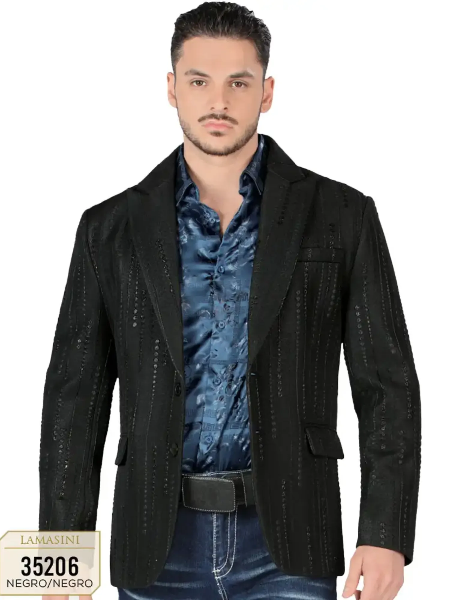 Lamasini Shiny Dress Jacket for Men 'Lamasini' - ID: 35206