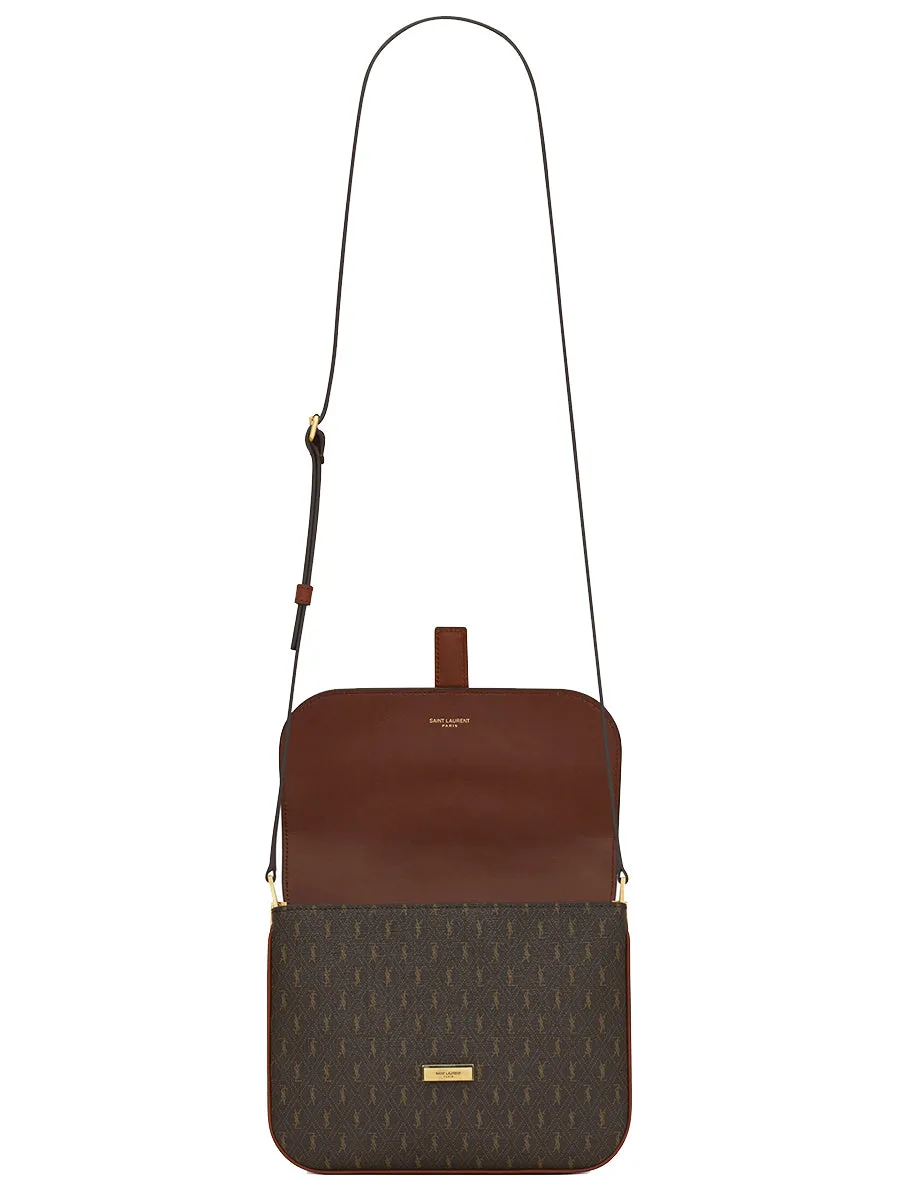 Le Monogramme Camera Bag in Canvas and Smooth Leather