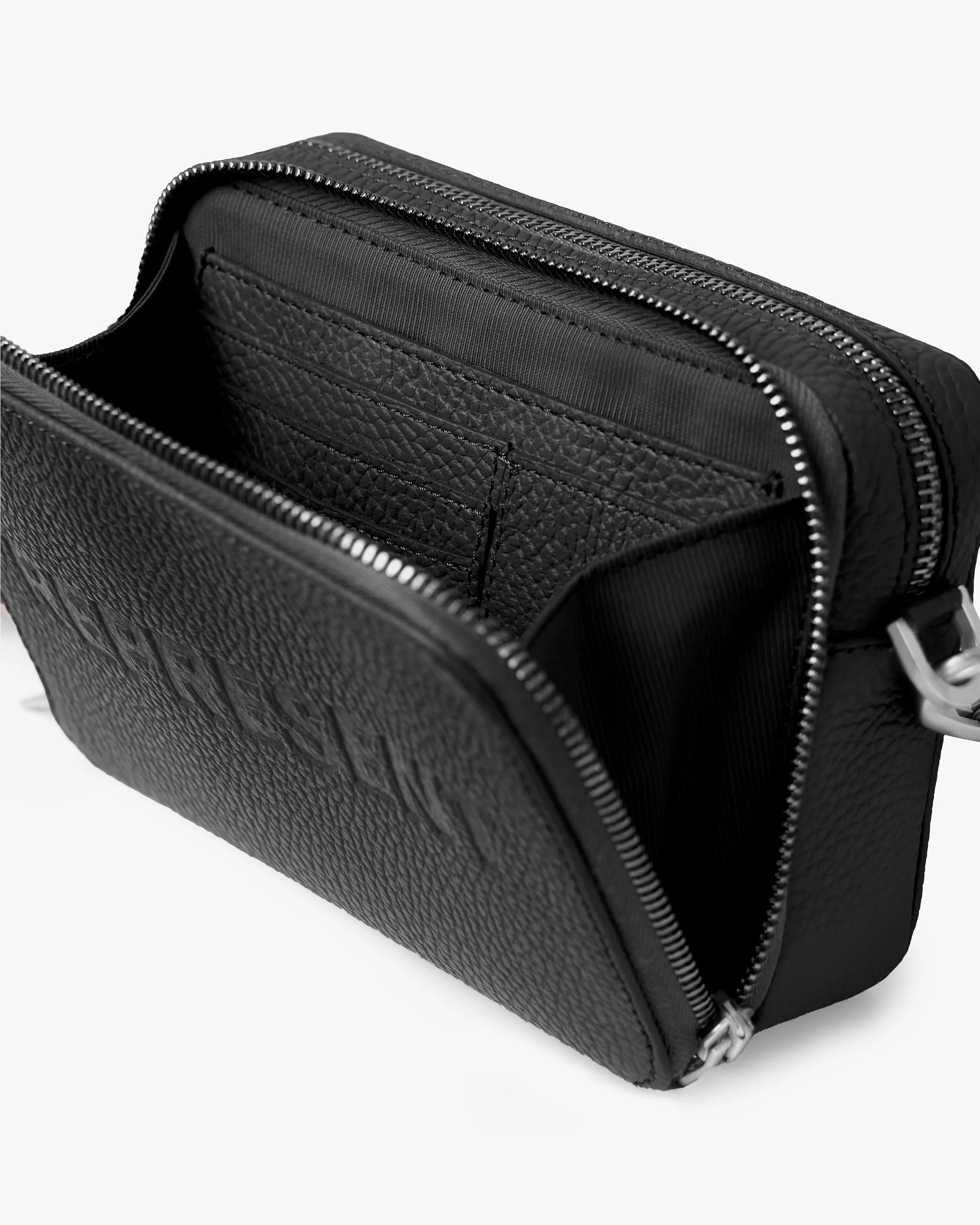 Leather Camera Bag - Black