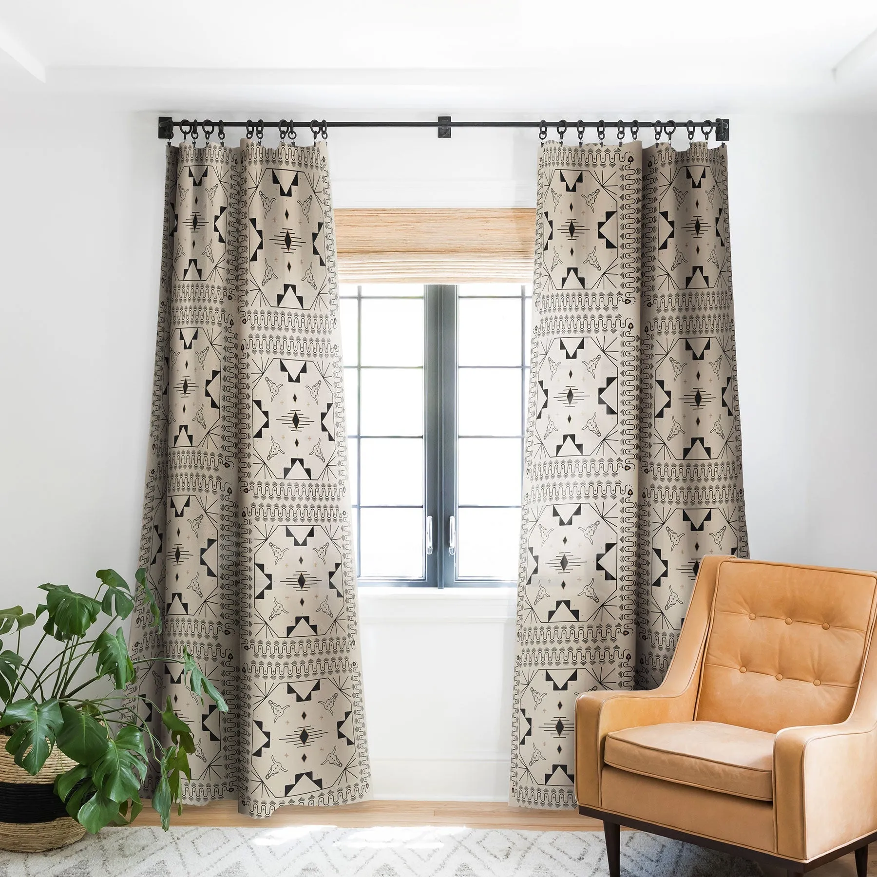 Lost Desert Tile Blackout Window Curtains (DS) DD