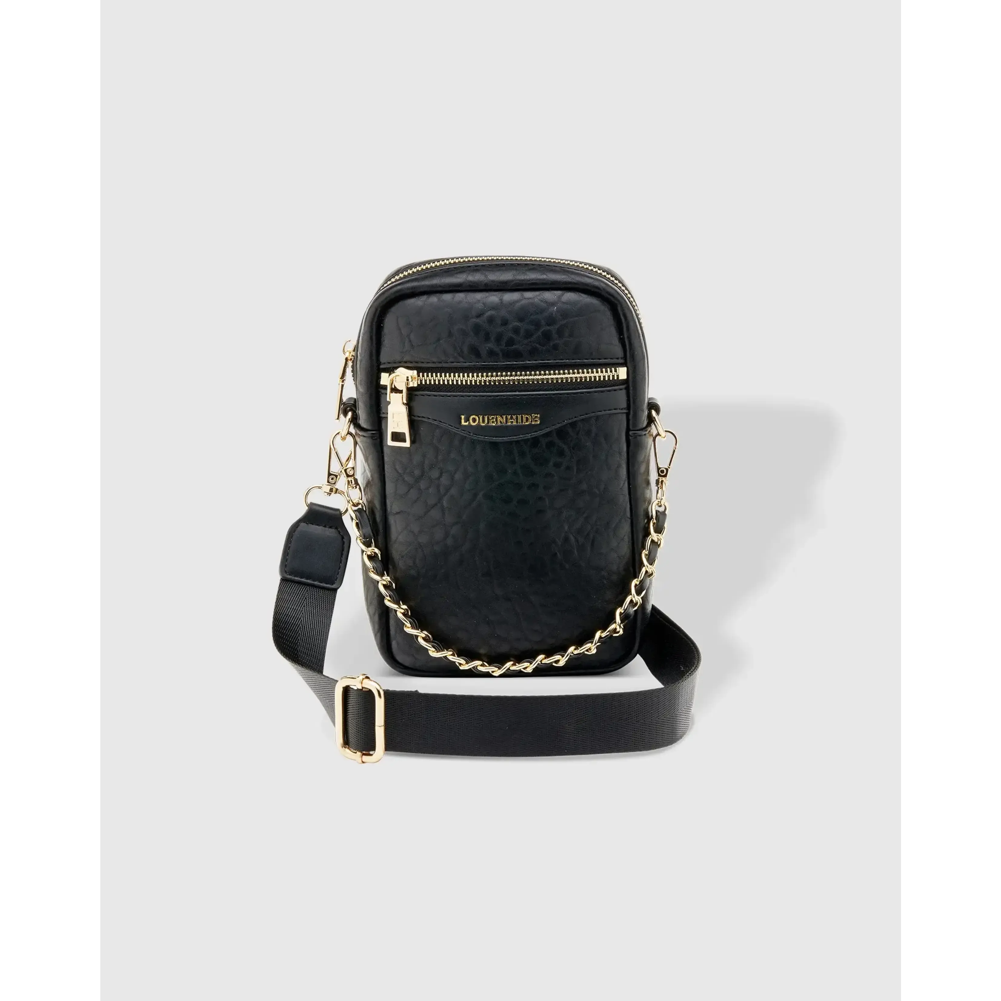 Louenhide Frankie Phone Crossbody Bag - Black