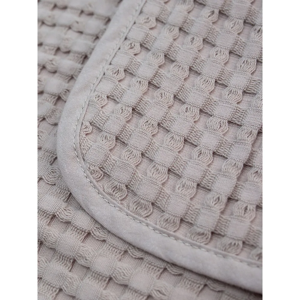 Lulujo Cotton Waffle Blanket - Sand