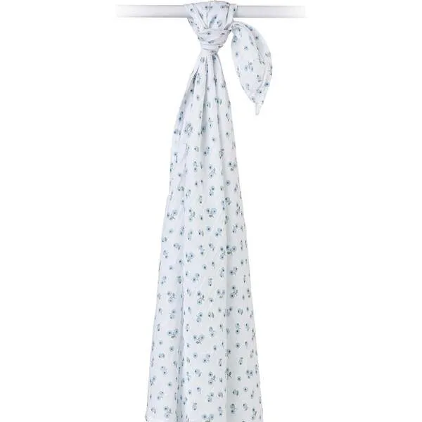 Lulujo Muslin Swaddle Blanket, Blueberries