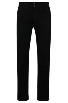 Maine Regular-fit jeans in stay-black comfort-stretch denim