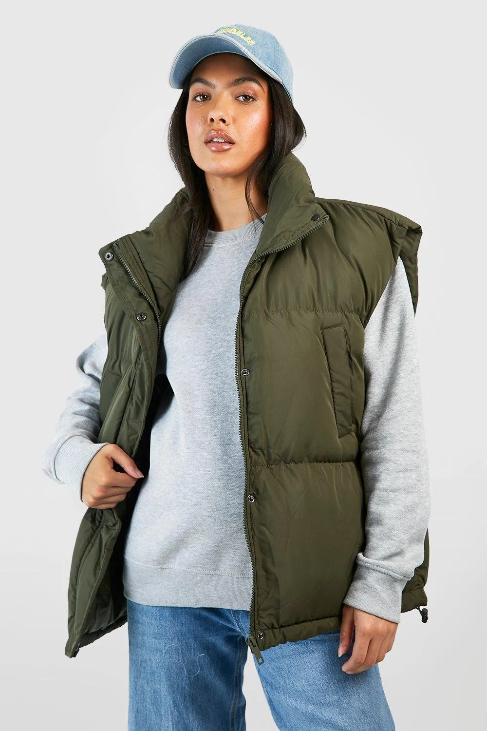 Maternity Oversized Padded Vest