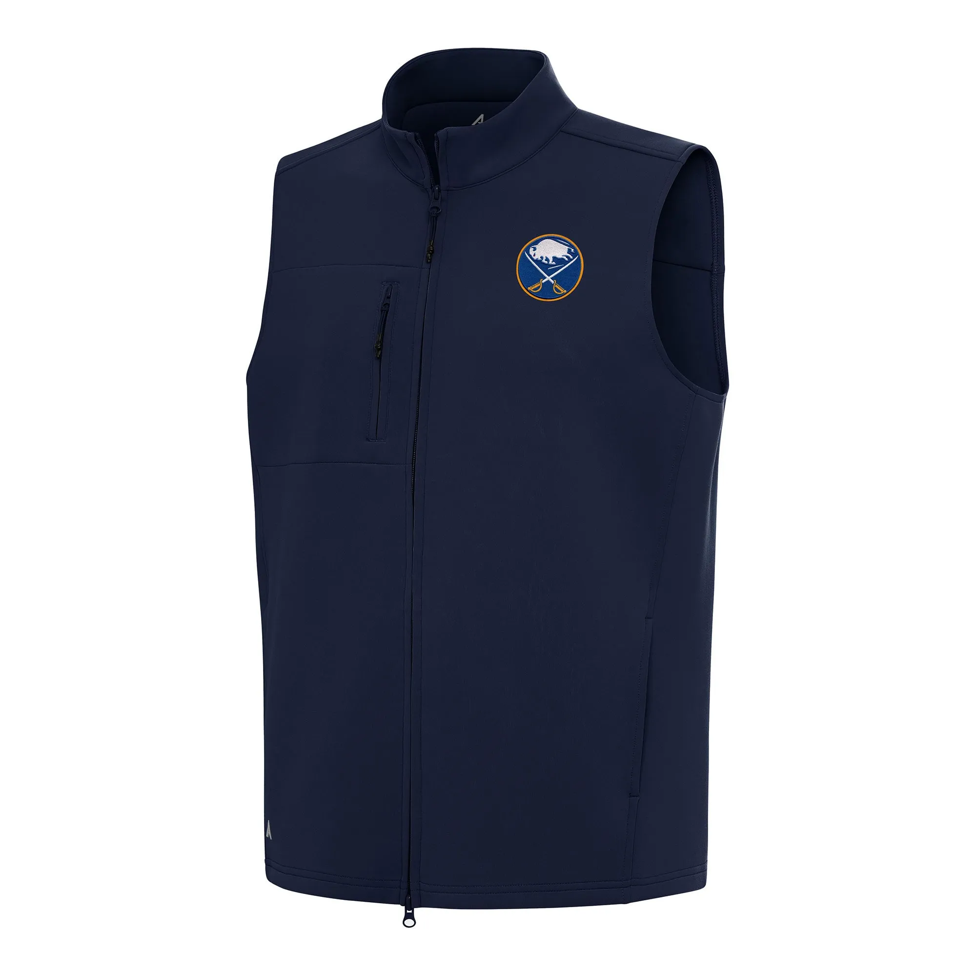 Men's Buffalo Sabres Antigua Navy Demand Full-Zip Vest