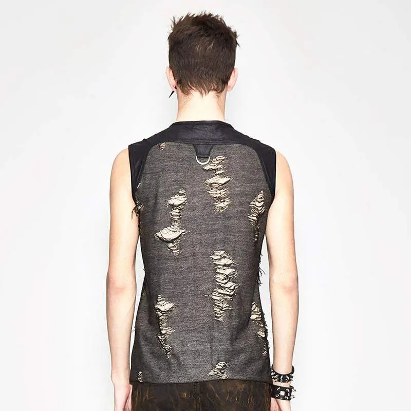 Men's Grunge Sleeveless Top