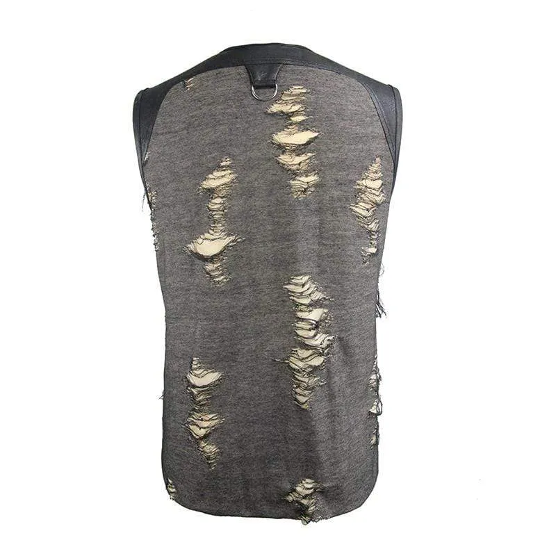 Men's Grunge Sleeveless Top