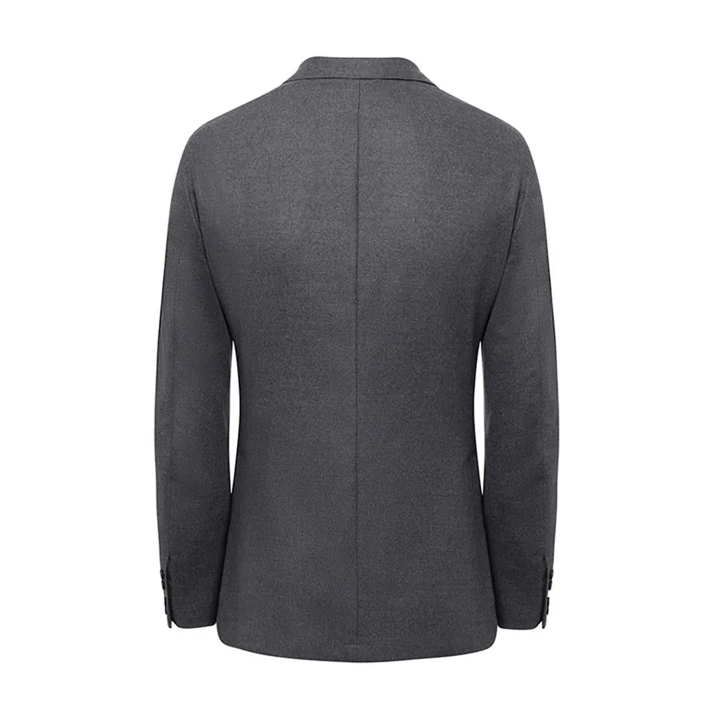 Men's Hackett, Mayfair Double Face Flannel Jacket in Middle Grey