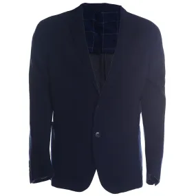 Men's Hackett, Navy Double Face Knit Jacket in Navy