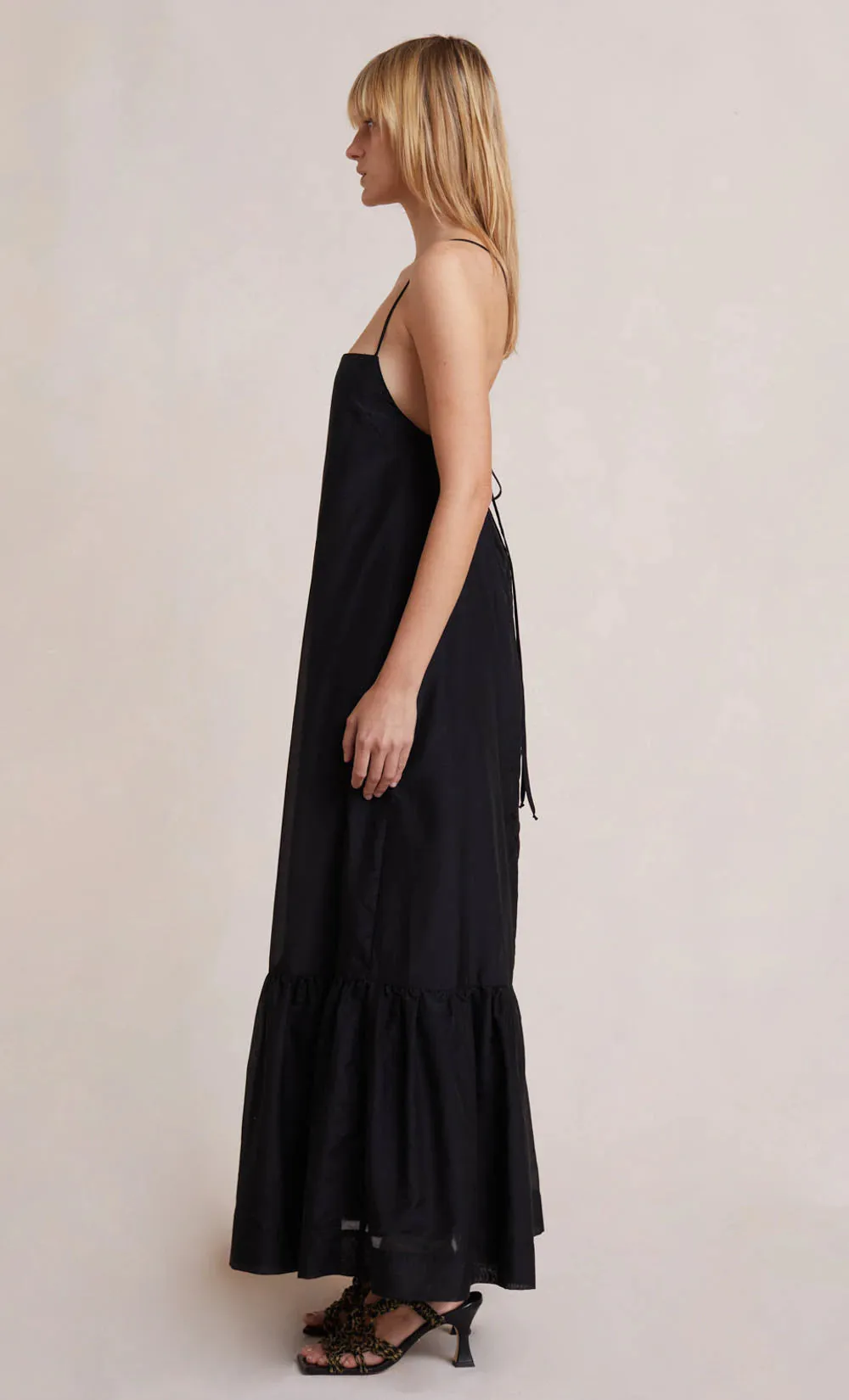 Millie Maxi Tent Dress - Black