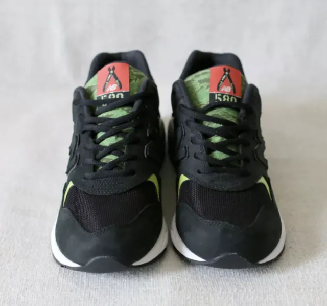 Mita x stbg x mrt580sm new balance black / green size us 8.5