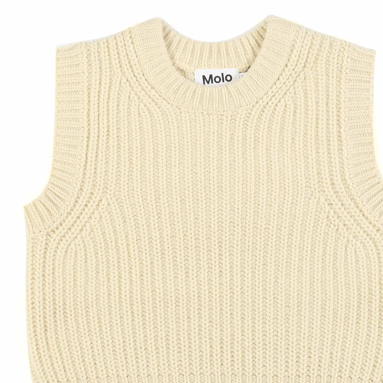 Molo Gilberte Beige Vest For Girls And Teen