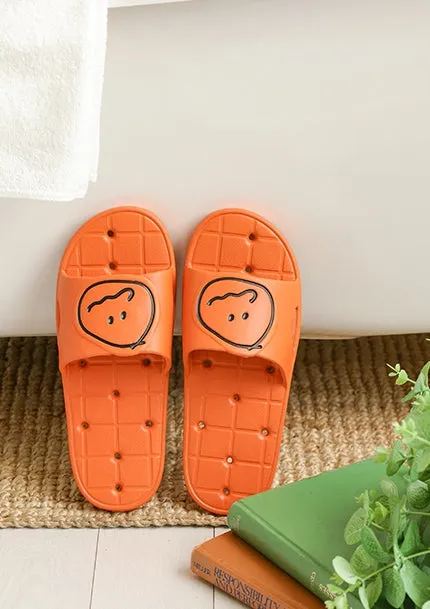 MonagustA Bathroom Slippers Shoes Home Soft Nonslip water hole Couple Sandals Gifts EVA Cushions Comfortable Lightweight 250mm 2