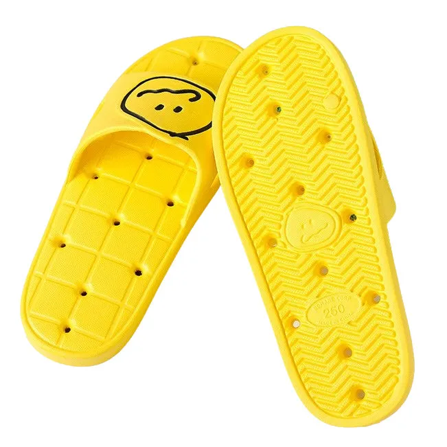 MonagustA Bathroom Slippers Shoes Home Soft Nonslip water hole Couple Sandals Gifts EVA Cushions Comfortable Lightweight 250mm 2