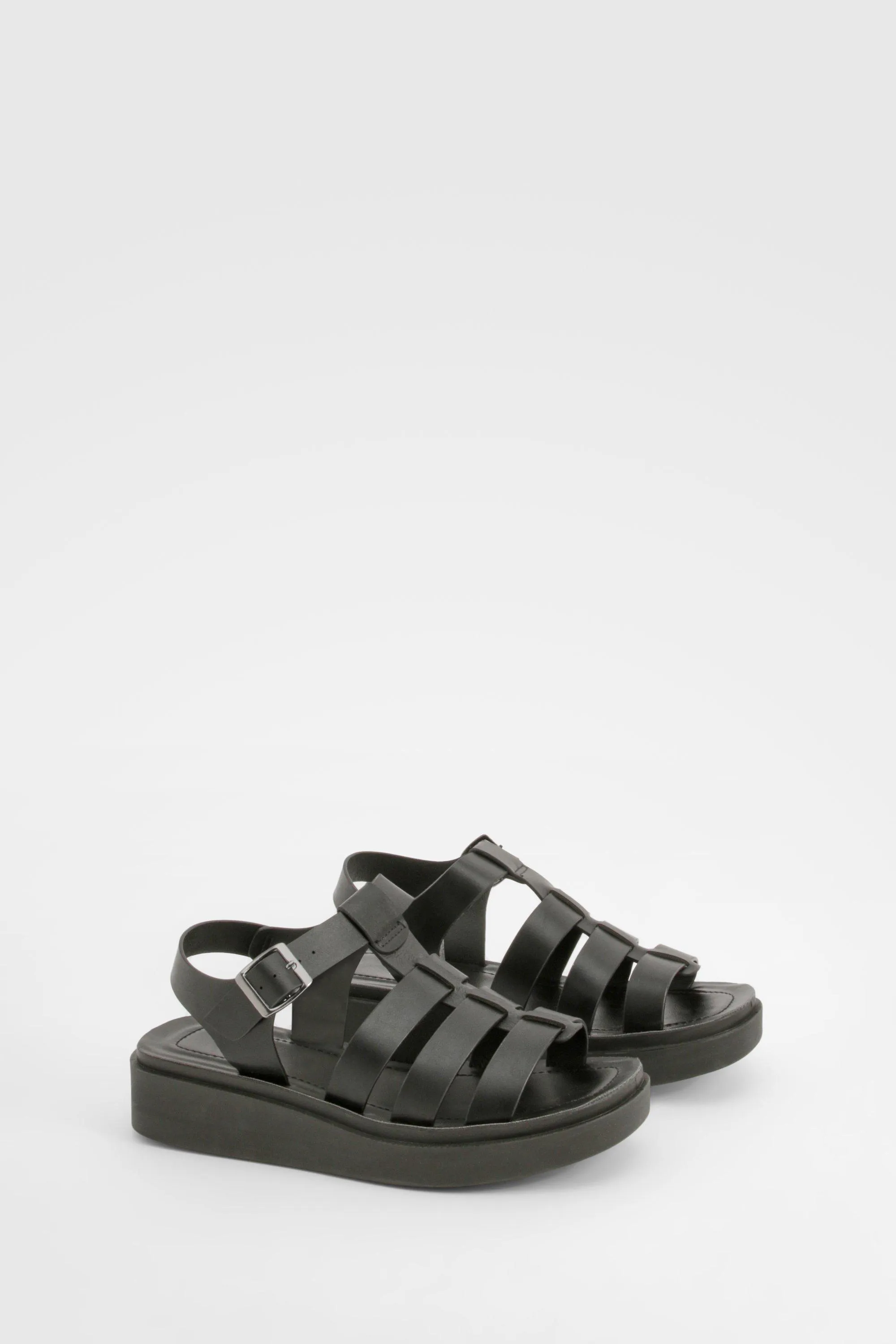 Multi Strap Flatform Sandals