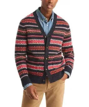 Nautica Men's Fair Isle Cardigan