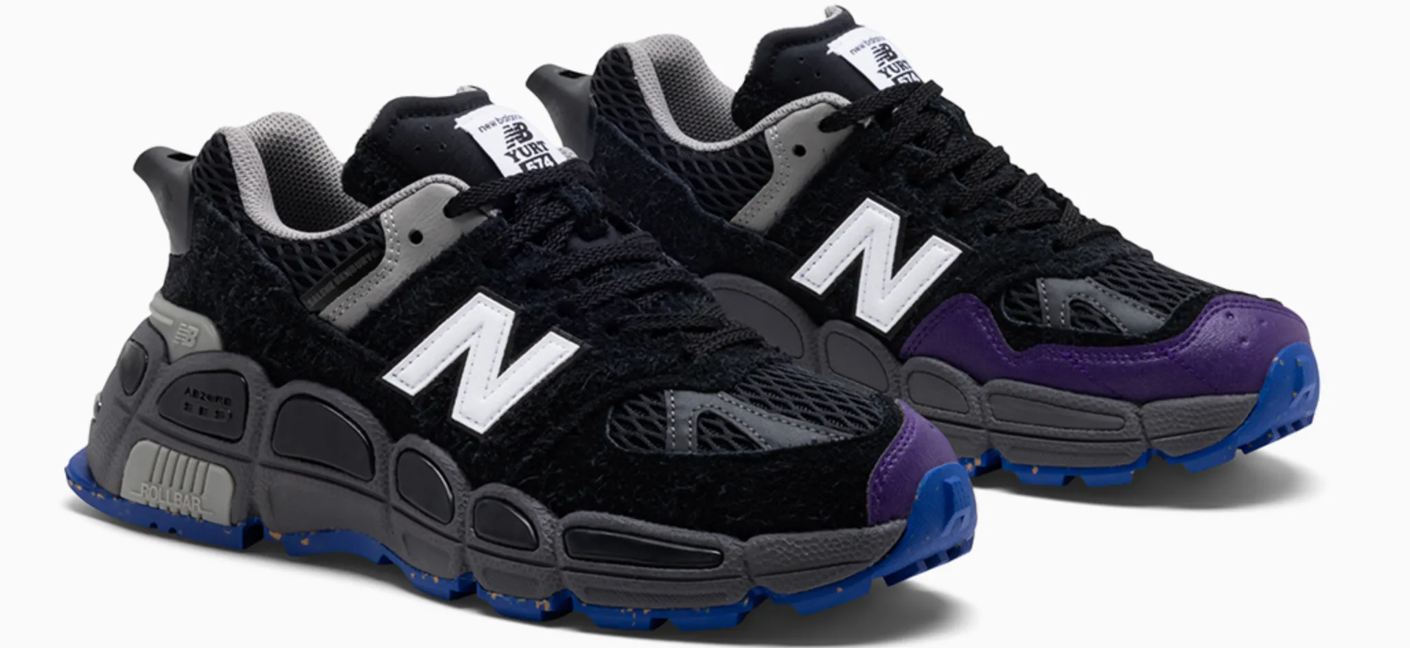 NEW BALANCE 574 YURT SALEHE BEMBURY UNIVERSAL COMMUNICATION BLACK PLUM