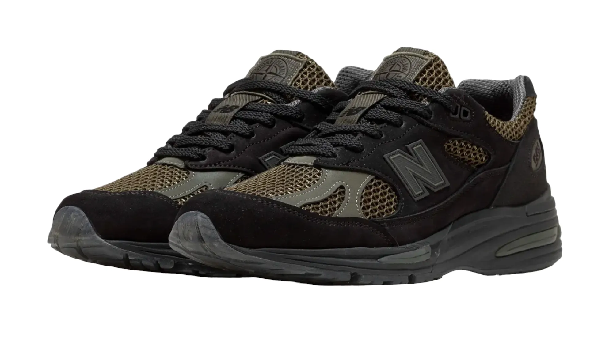 NEW BALANCE 991V2 MIUK STONE ISLAND BLACK