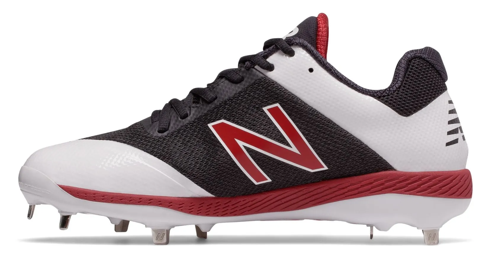 New Balance - Black/Red 4040v4 Baseball Spikes (L4040BR4)