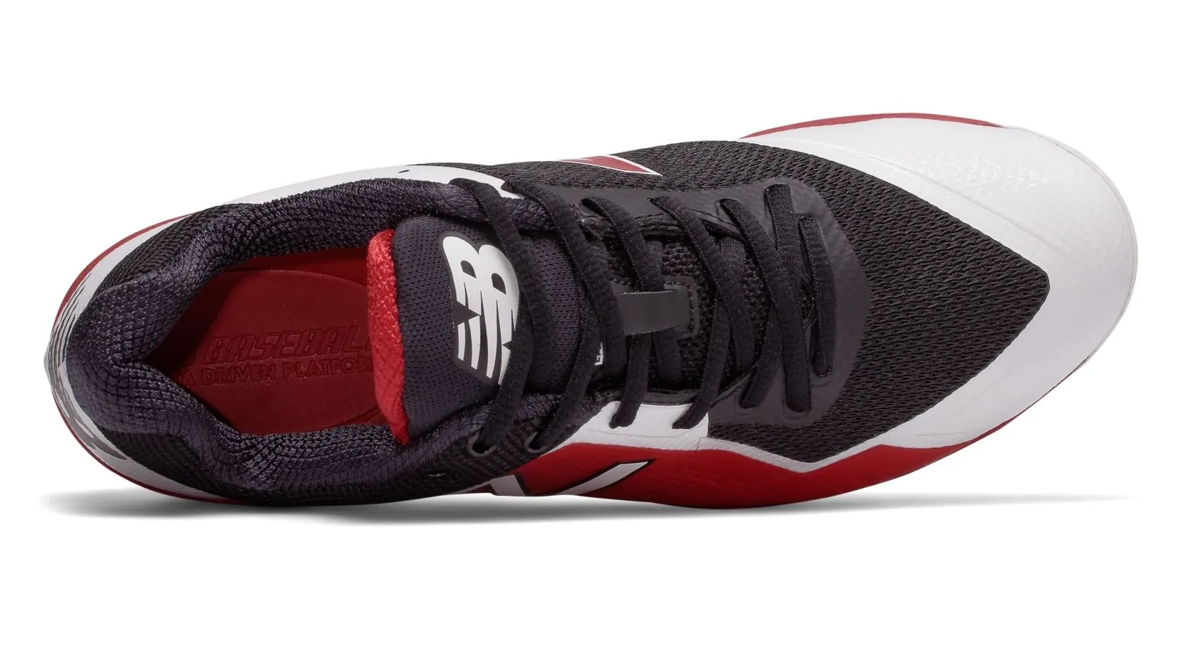 New Balance - Black/Red 4040v4 Baseball Spikes (L4040BR4)