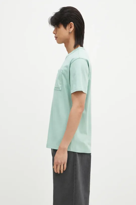 New Balance cotton t-shirt green color