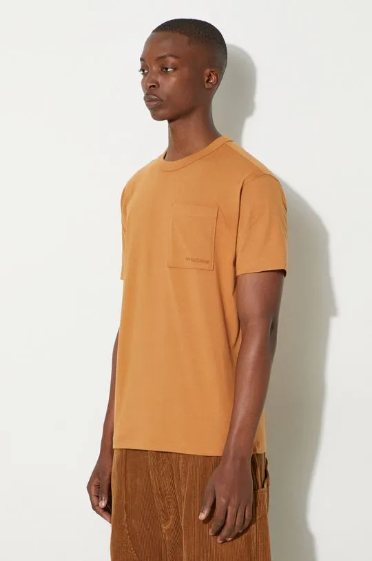 New Balance cotton t-shirt orange color