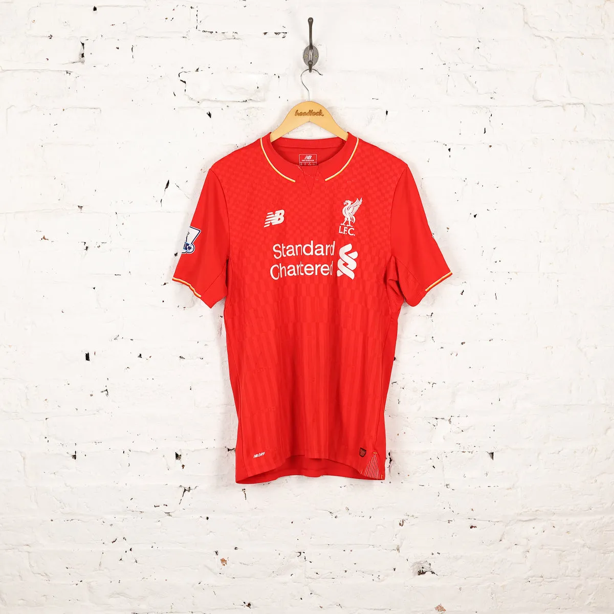 New Balance Liverpool 2015 Sturridge Home Football Shirt - Red - M