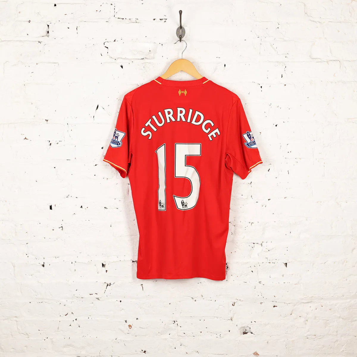 New Balance Liverpool 2015 Sturridge Home Football Shirt - Red - M