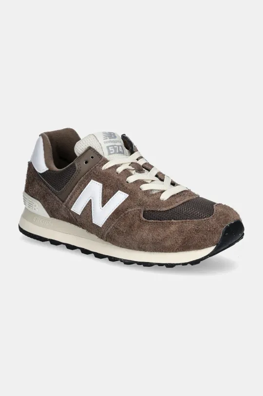 New Balance sneakers 574 brown color U574RBI