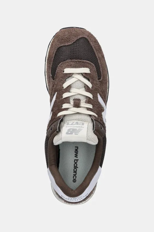 New Balance sneakers 574 brown color U574RBI