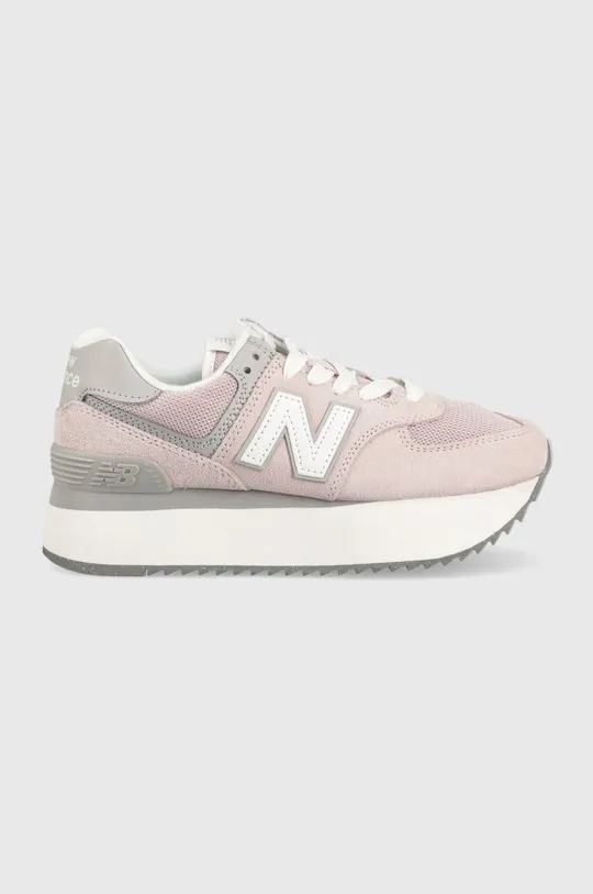 New Balance sneakers WL574ZSE pink color