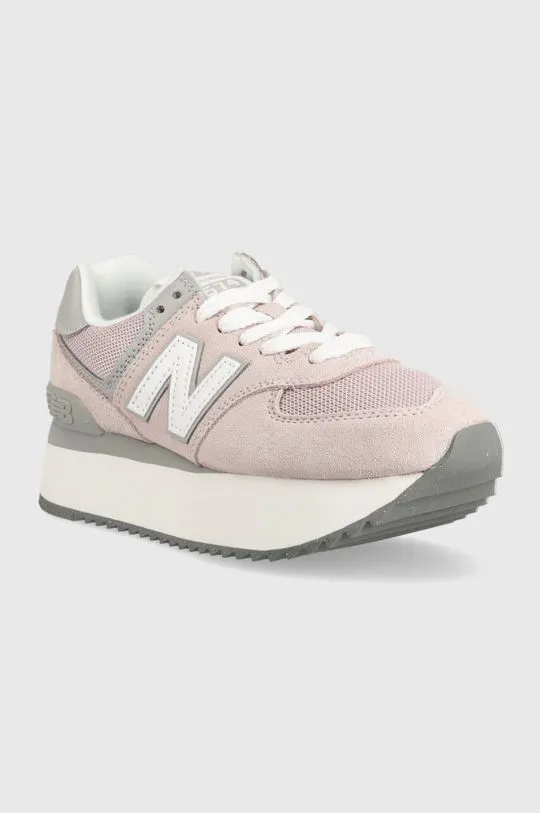 New Balance sneakers WL574ZSE pink color