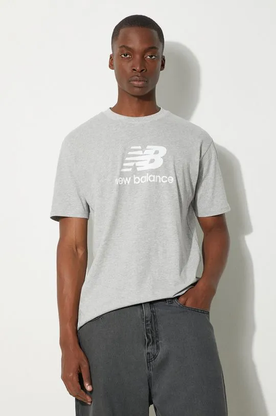 New Balance t-shirt men’s gray color