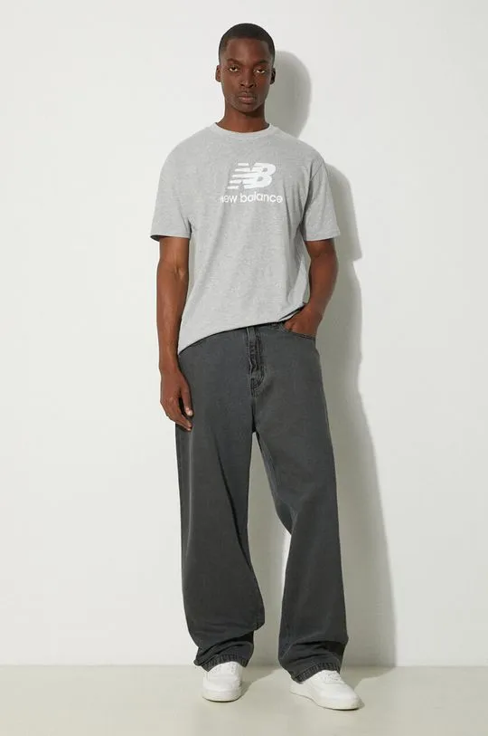 New Balance t-shirt men’s gray color