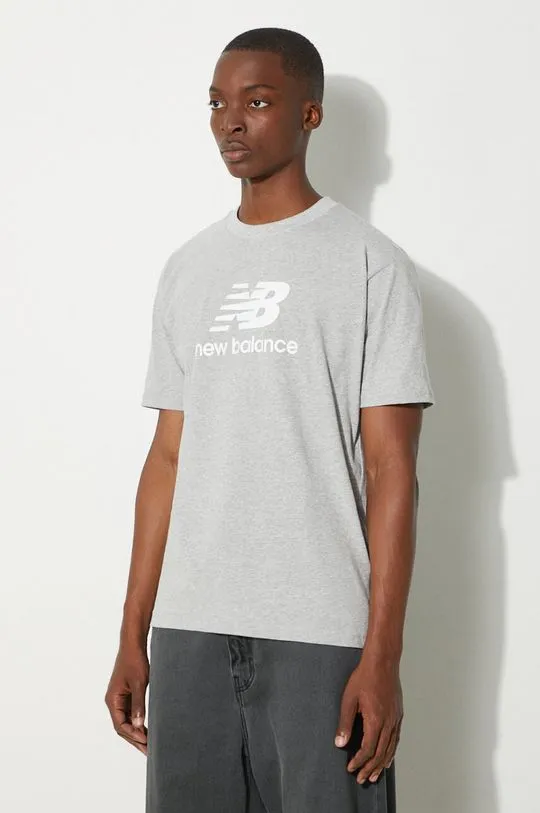 New Balance t-shirt men’s gray color