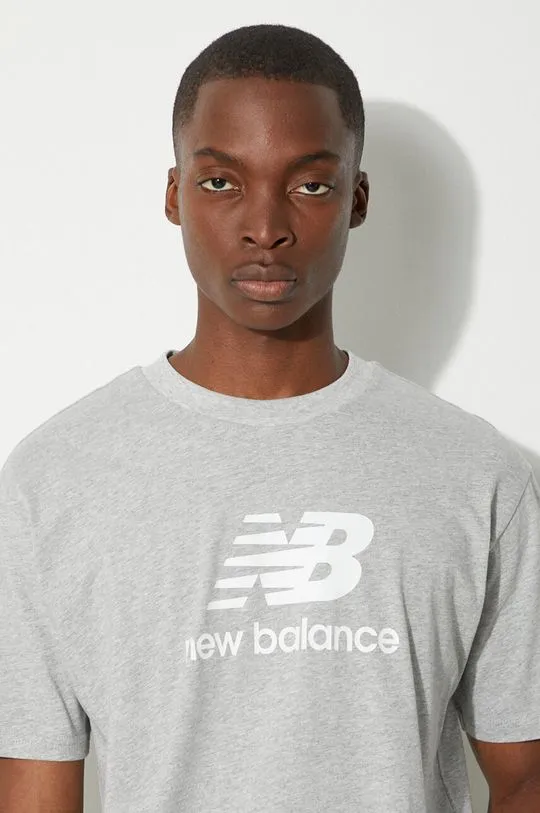 New Balance t-shirt men’s gray color