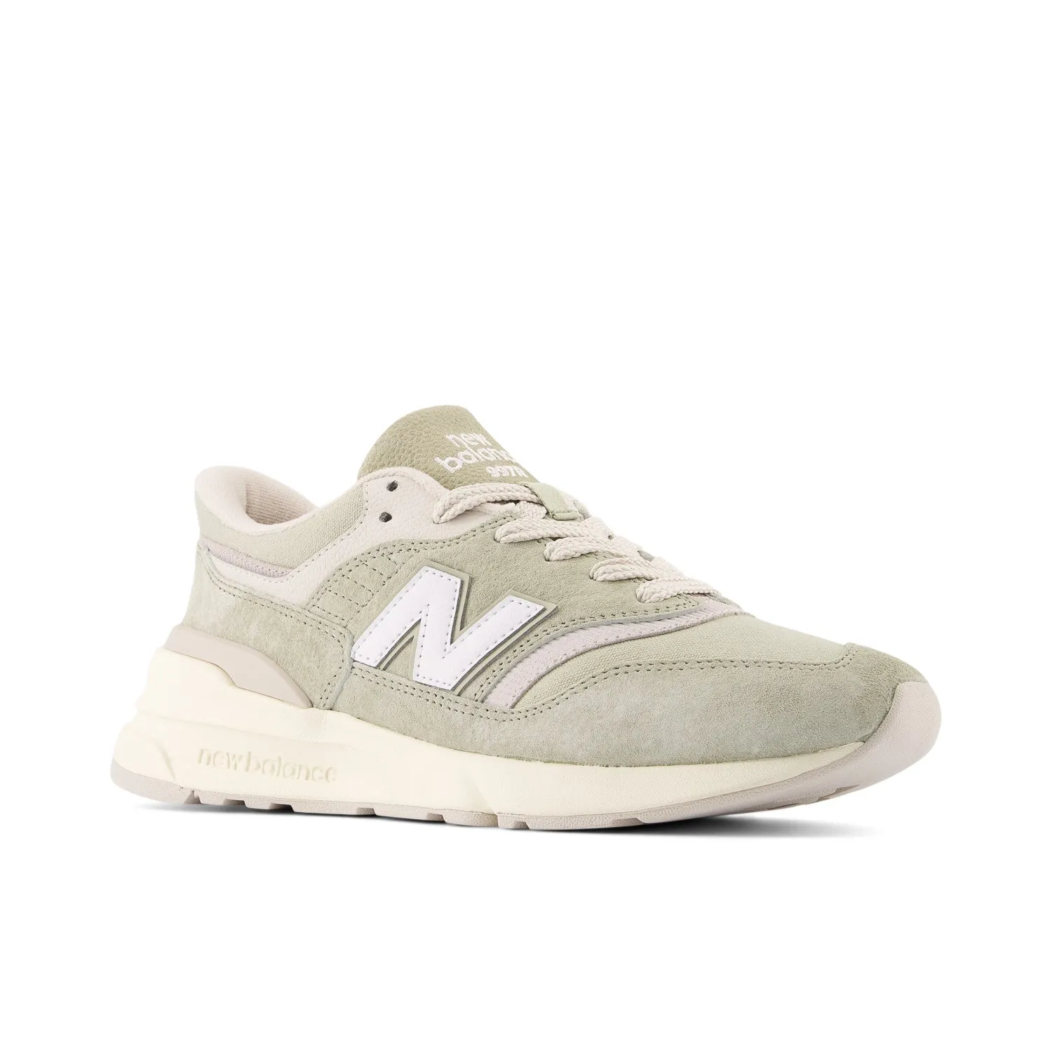 New Balance Unisex 997R in Dark Olivine with Olivine