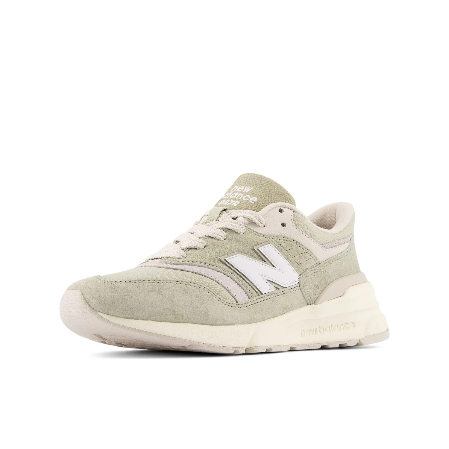 New Balance Unisex 997R in Dark Olivine with Olivine